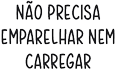 Não precisa emparelhar nem carregar o Magic Keyboard Folio.