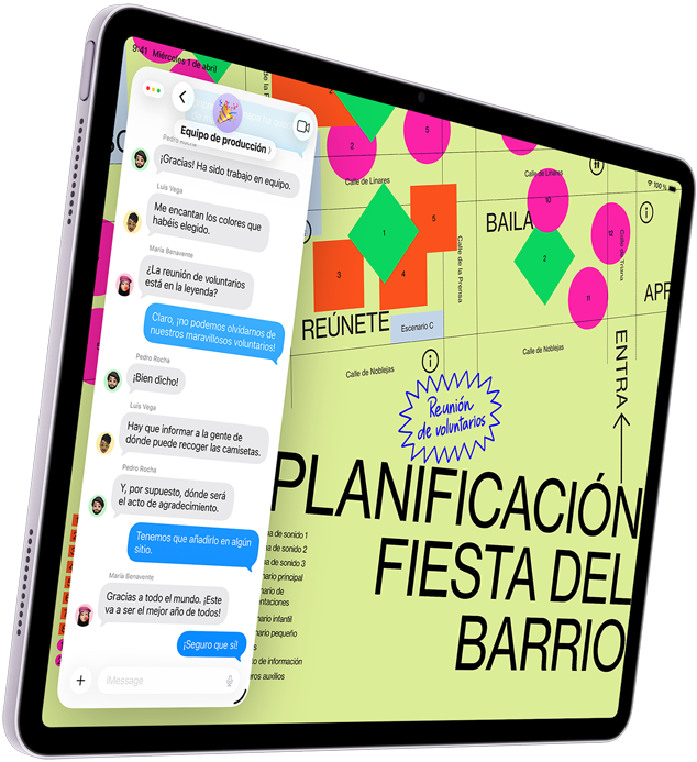 iPad Air púrpura