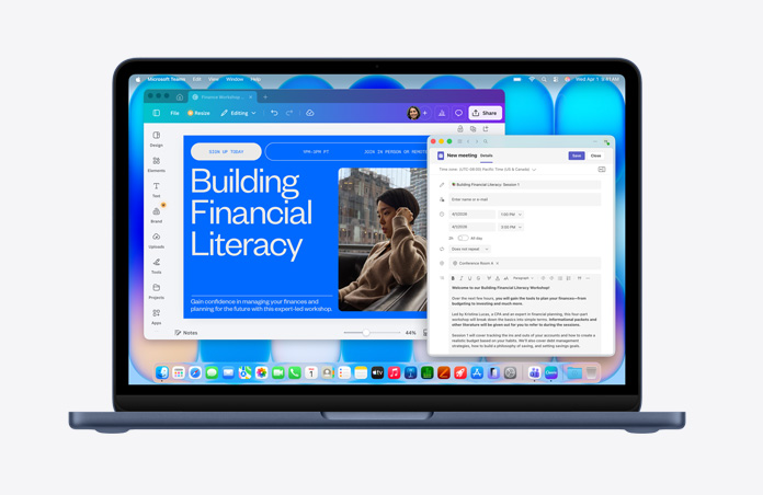 MacBook Neo in midnight, displaying a webpage titled 