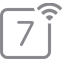 Icône du logo Wi‑Fi 7