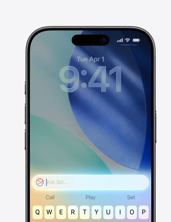 iPhone screen showing Ask Siri in use