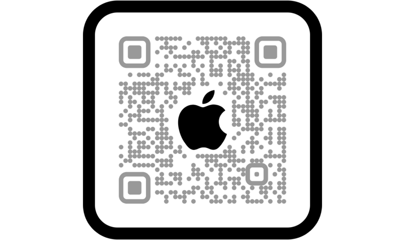Zeskanuj kod QR, żeby rozpocząć zakupy w apce Apple Store.